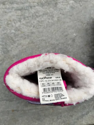 Botas de nieve para niña color fucsia Decathlon