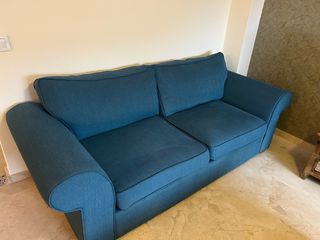 Divano blu 3/4 posti