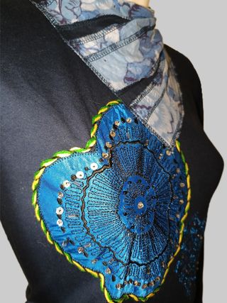 Jersey Desigual azul talla M