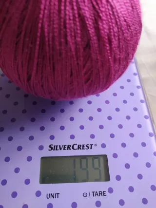 9 ovillos hilo algodón crochet