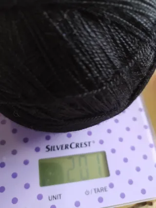 9 ovillos hilo algodón crochet