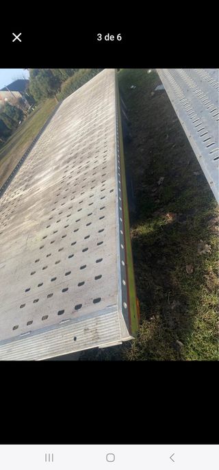 Remolque Portacoches 3 Ejes Aluminio 9m