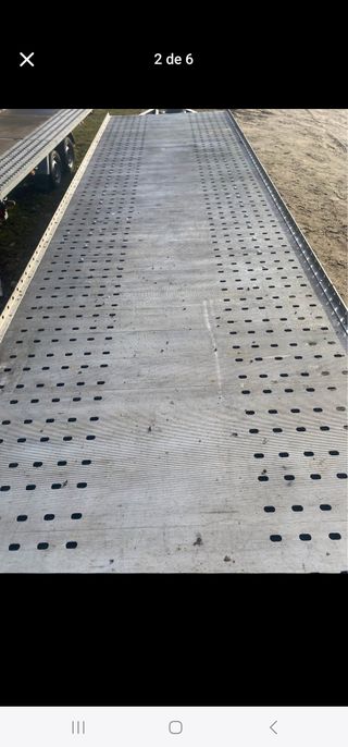 Remolque Portacoches 3 Ejes Aluminio 9m