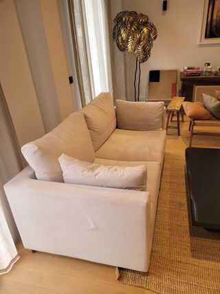 Sofá Banak crema 3 plazas