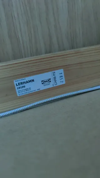 2 Sillas Madera Lerhamn IKEA