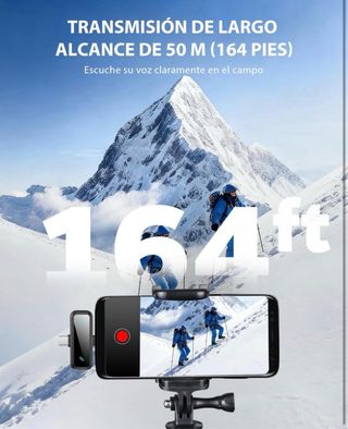 Micrófono Inalámbrico Negro