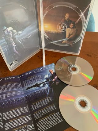 DVD Star Wars Episodio II y III (Español)