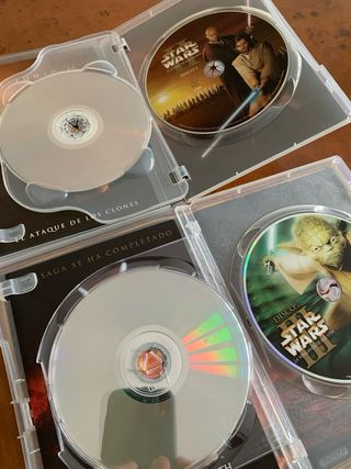 DVD Star Wars Episodio II y III (Español)