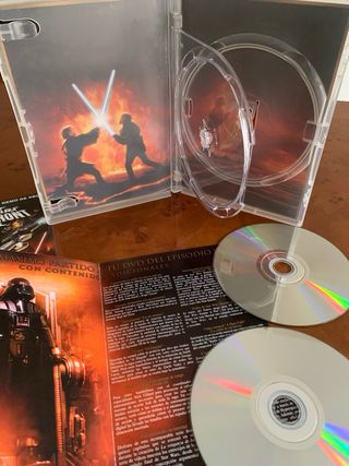 DVD Star Wars Episodio II y III (Español)