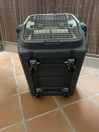 Caja transporte perro viajes con ruedas