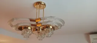 Lámparas Salón/Dormitorio Doradas x2