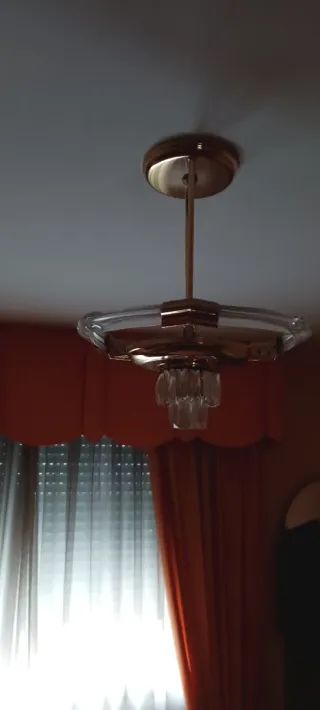 Lámparas Salón/Dormitorio Doradas x2