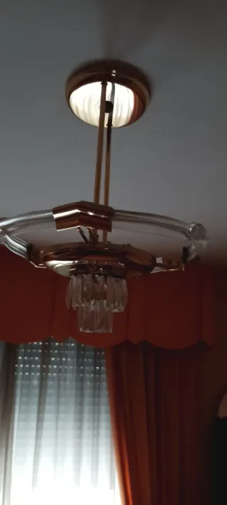 Lámparas Salón/Dormitorio Doradas x2