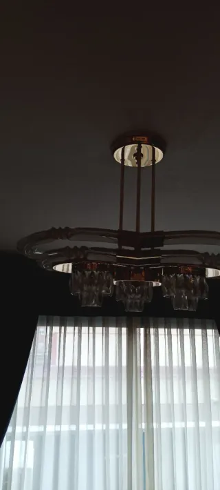 Lámparas Salón/Dormitorio Doradas x2