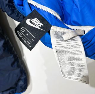 Chaqueta Nike Reversible Azul y Negra