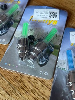 Lote 6 Luces LED Neumáticos Coche/Moto