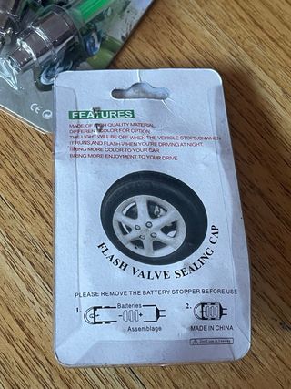 Lote 6 Luces LED Neumáticos Coche/Moto