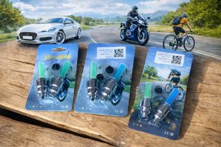 Lote 6 Luces LED Neumáticos Coche/Moto