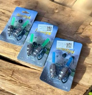 Lote 6 Luces LED Neumáticos Coche/Moto