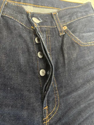 Vaqueros Levis 501 Mujer Azul