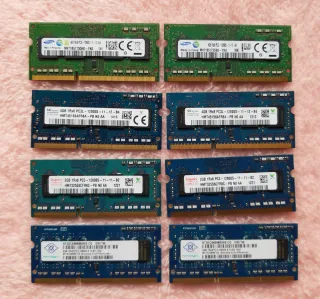 Kit 8 x RAM DDR3 SODIMM 24 gb