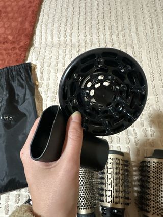 Moldeador de pelo con accesorios