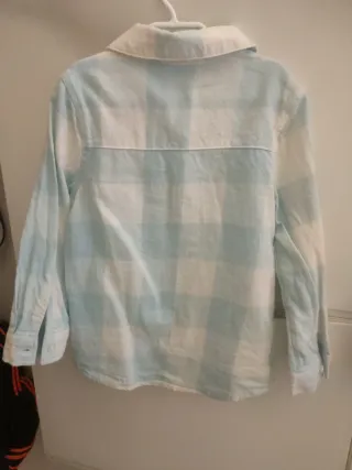 Camisa cuadros franela infantil
