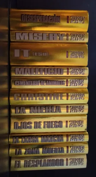 Stephen King - Colección Dorada - Lote 11 tomos.