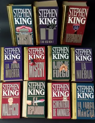 Stephen King - Colección Dorada - Lote 11 tomos.