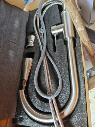 Grifo de Cocina Extensible Acero Inoxidable