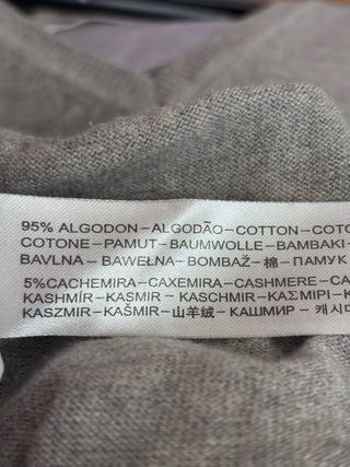 Jersey Massimo Dutti Gris