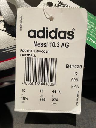 Botas Fútbol Adidas Messi 10.3 AG Nuevas