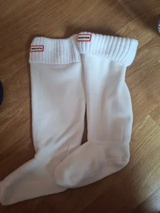 Botas Agua Hunter Mujer Azul Brillo Talla 39