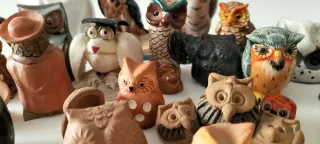 Colección Búhos Cerámica y Barro