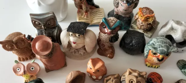 Collezione Gufo in Ceramica e Argilla