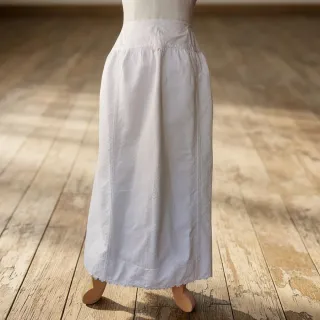 Enagua antigua francesa eduardina 1910 · piqué