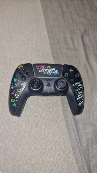 Mando PS5 DualSense Negro Personalizado