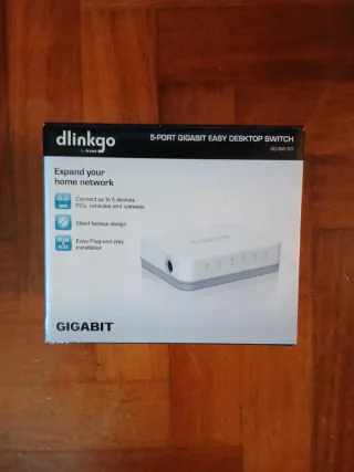 Switch D-Link 5 Puertos Gigabit GO-SW-5G