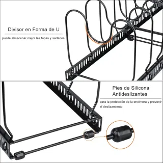 Organizador de Sartenes y Ollas Toplife