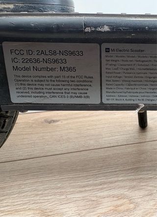 Patinete Eléctrico Xiaomi M365