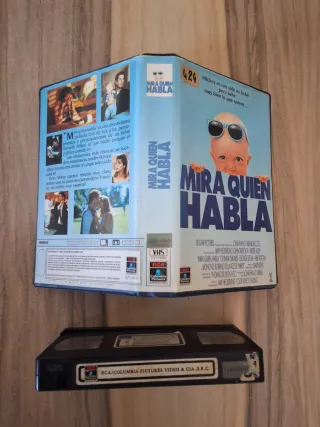 VHS Mira Quién Habla y mira quien habla tambien