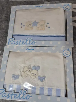 Pack Sábanas Minicuna y Capazo Pastello