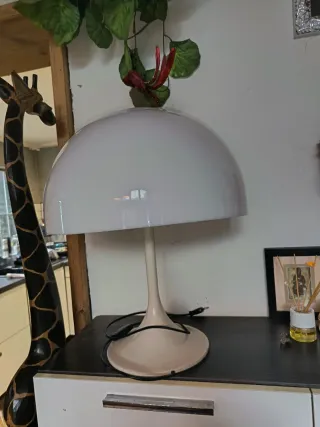 Lámpara Vintage Juan Antoni Beige/Blanco