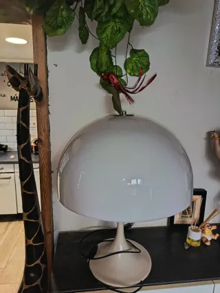 Lámpara Vintage Juan Antoni Beige/Blanco