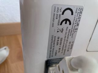 Calentador Eléctrico Calima 1125W