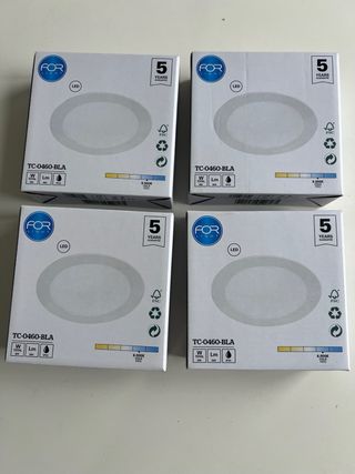 Foco LED empotrable circular 6W luz fría (NUEVOS)