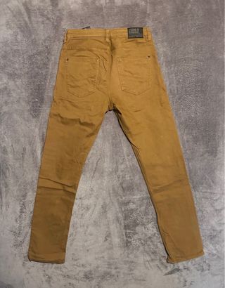 Pantalones H&M Skinny Fit Marrones Talla S
