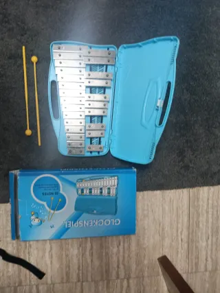 Xilófono 25 notas con caja azul