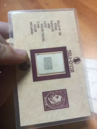 Sello España Amadeo I 10 Pesetas