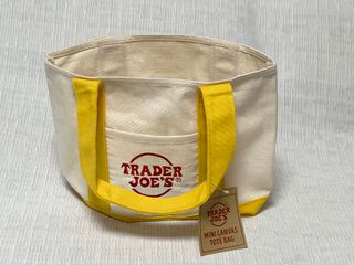 Mini Canvas Tote Bag amarillo - Trader Joe's